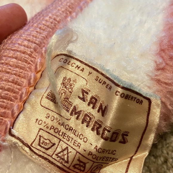 San Marcos Bedding Rare Light Pink San Marcos Blanket Poshmark